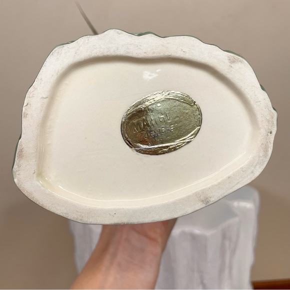 Vintage 1950s MCM Ceramic Standing Pink Flamingo Planter Figurine - Picture 13 of 16